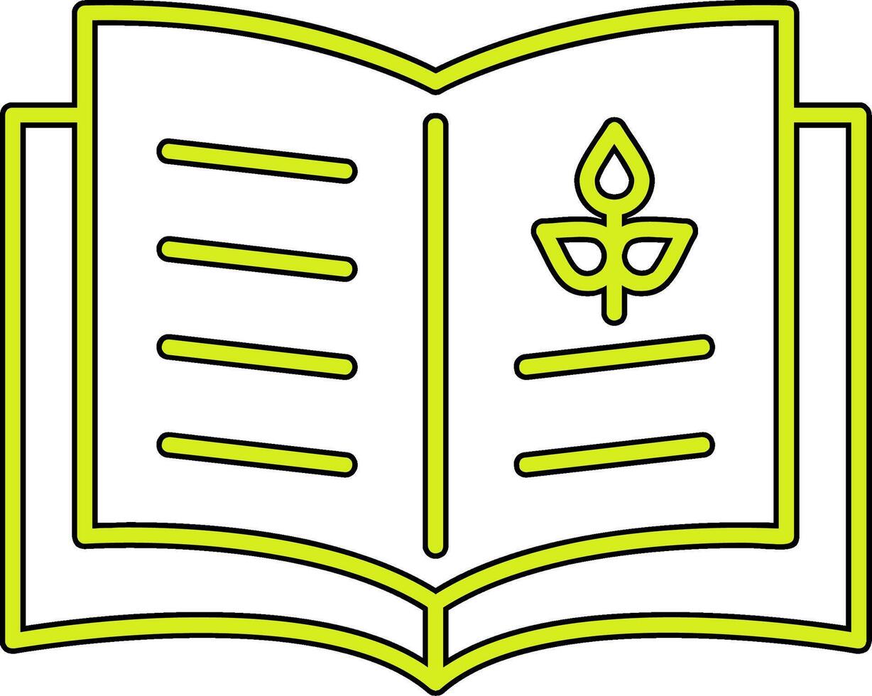 Biologie Buch Vektor Symbol