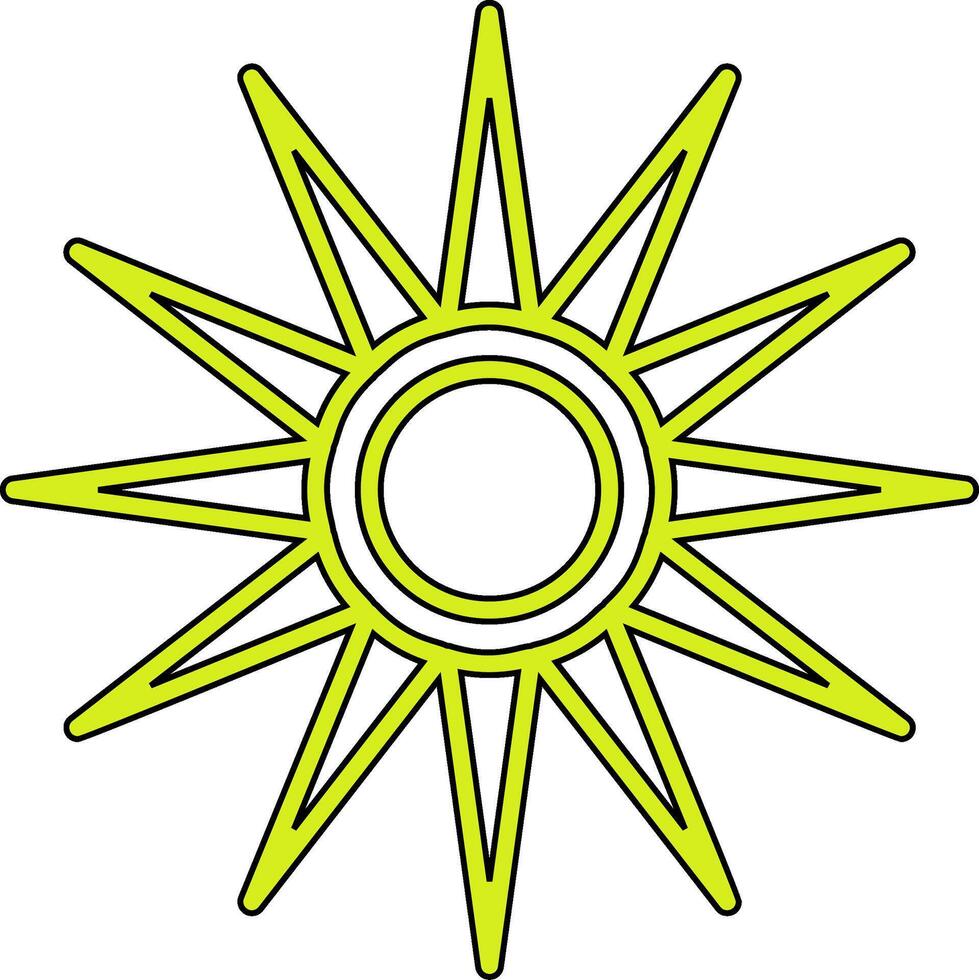optisch Raditon Vektor Symbol