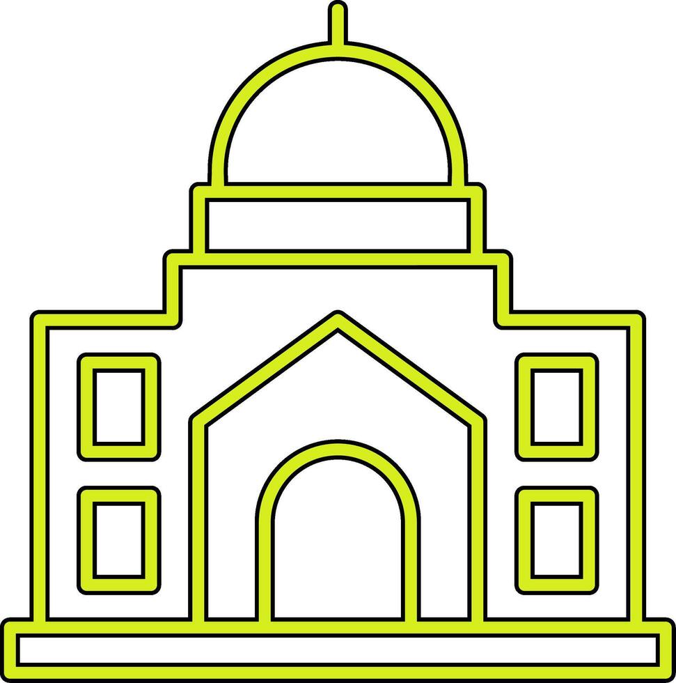 Moschee-Vektor-Symbol vektor