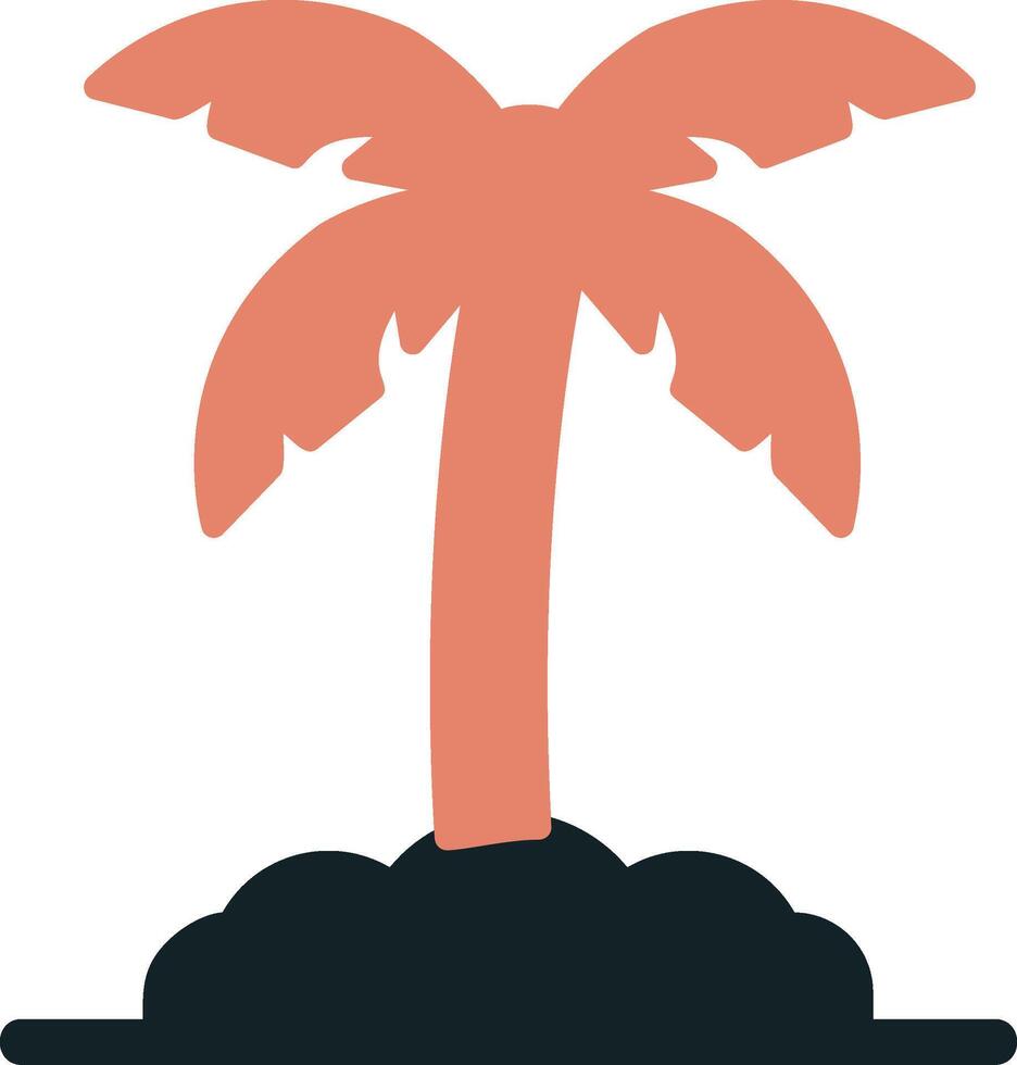 Palme Blatt Vektor Symbol