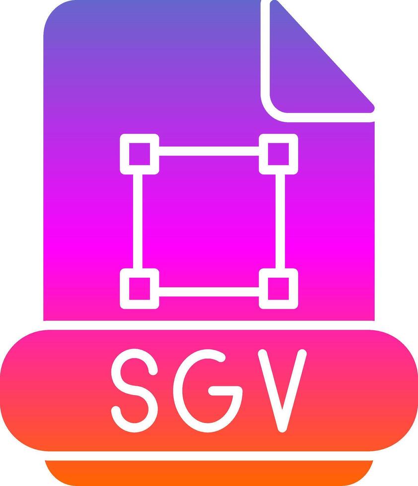 Symbol für den Gradienten der SVG-Glyphe vektor