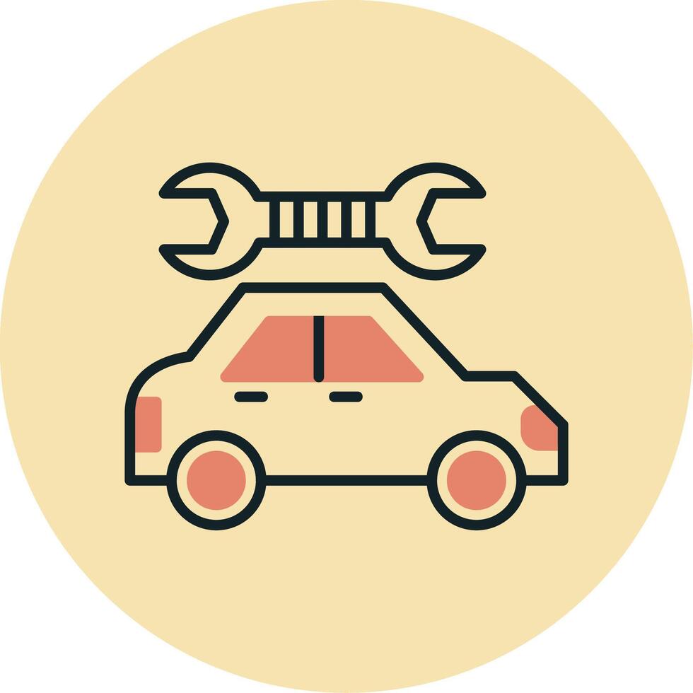 Auto Instandhaltung Vektor Symbol