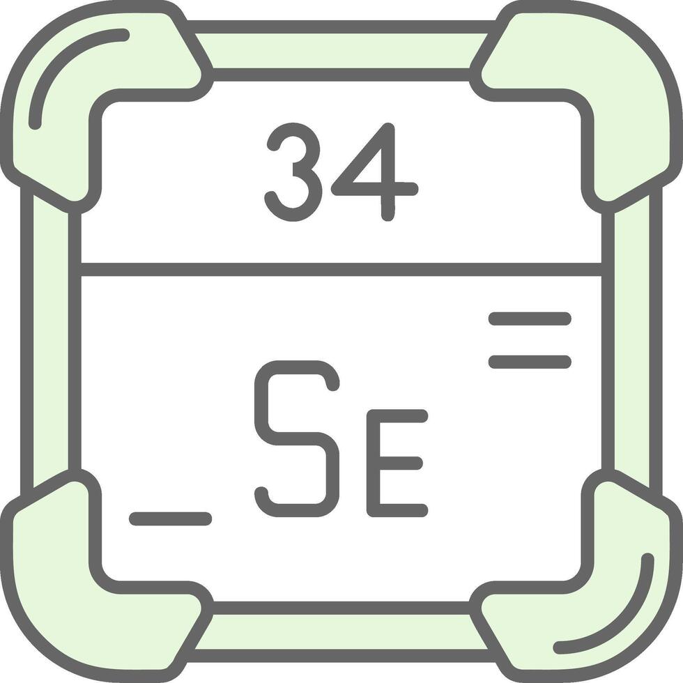 Selen Grün Licht Stutfohlen Symbol vektor