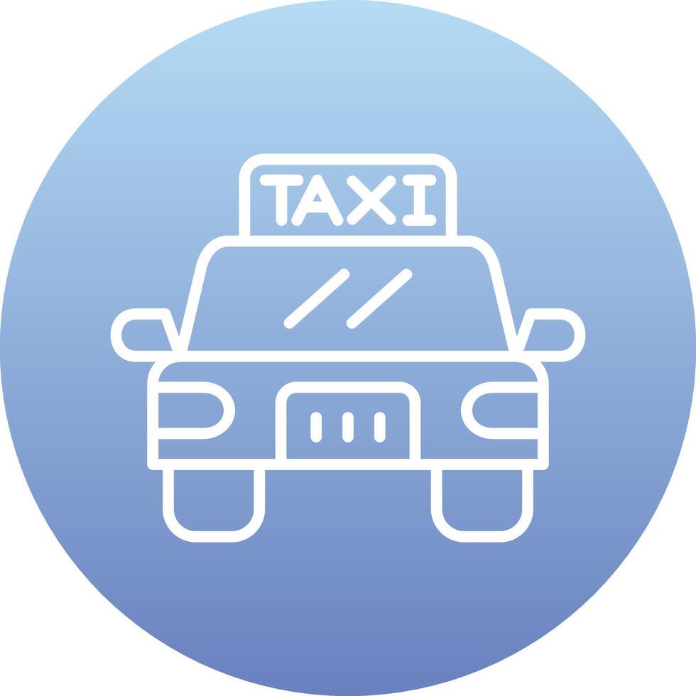 Taxi-Vektor-Symbol vektor