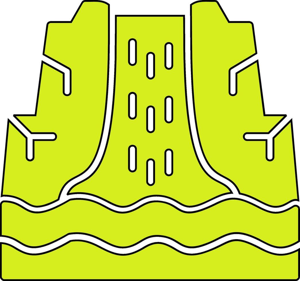 Wasserfal Vektor Symbol