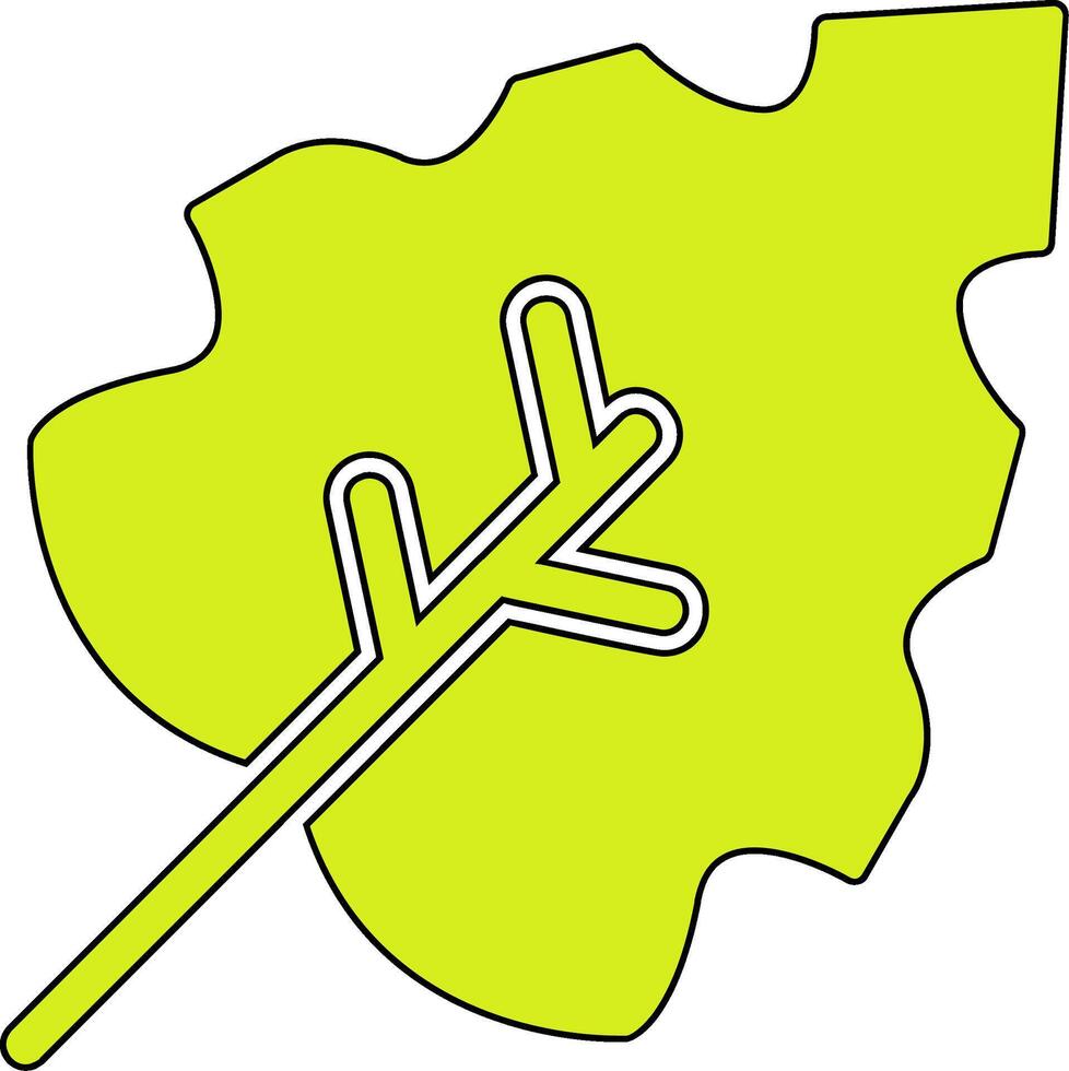 Herbstblatt-Vektor-Symbol vektor