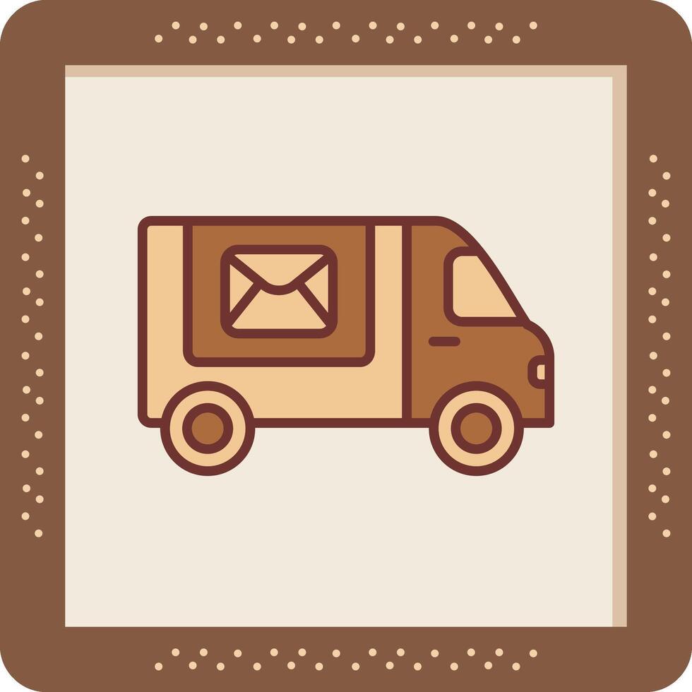 post leverans vektor ikon