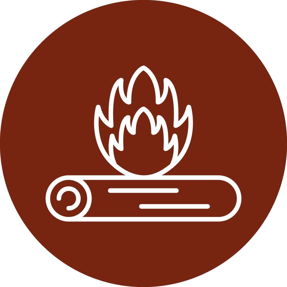 Lagerfeuer-Vektor-Symbol vektor