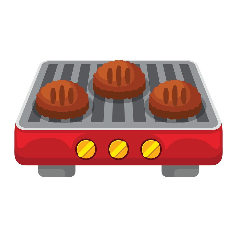 Grill Grill Symbol Illustration. Vektor Design