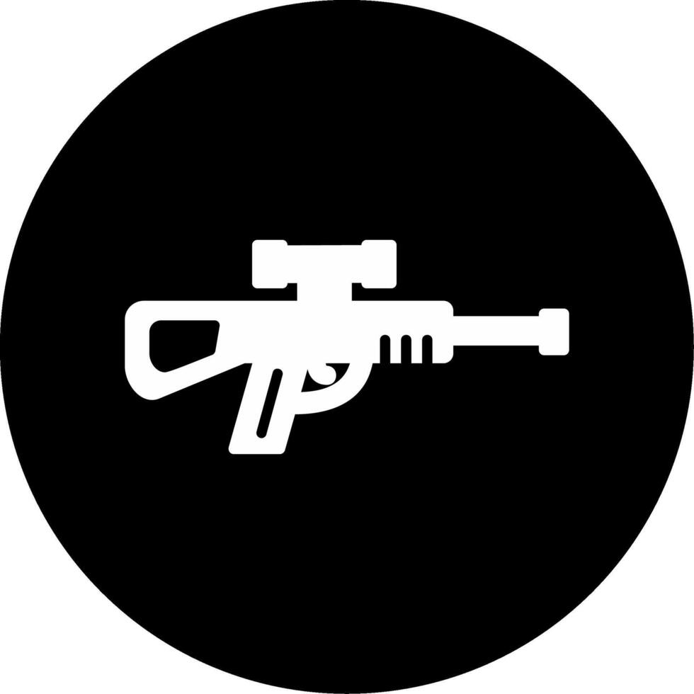 Scharfschütze Gewehr Vektor Symbol