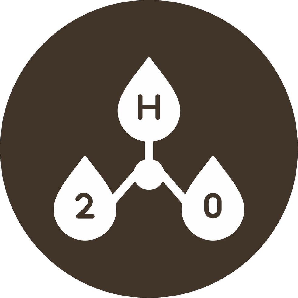 h2O vektor ikon