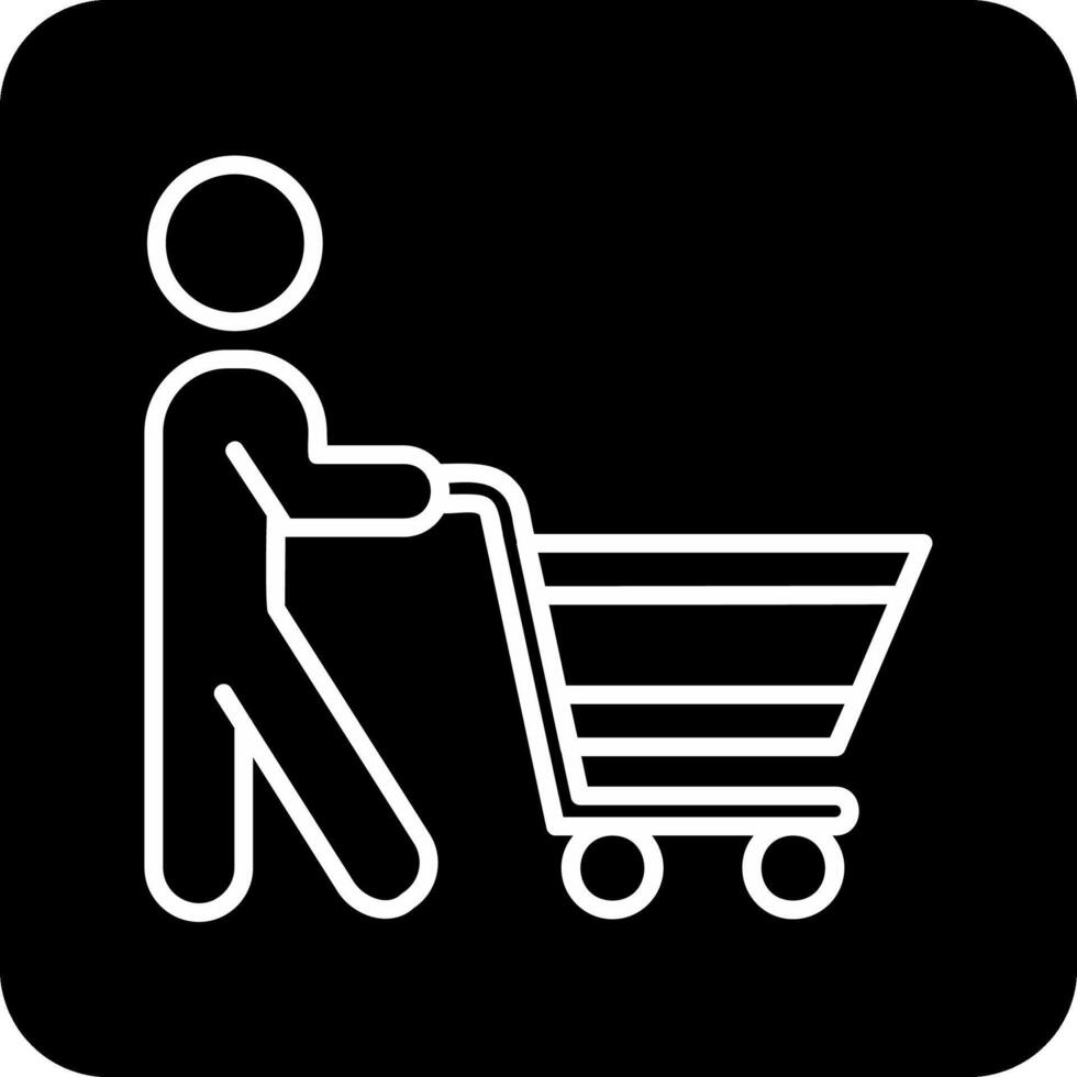 Shopping-Vektor-Symbol vektor