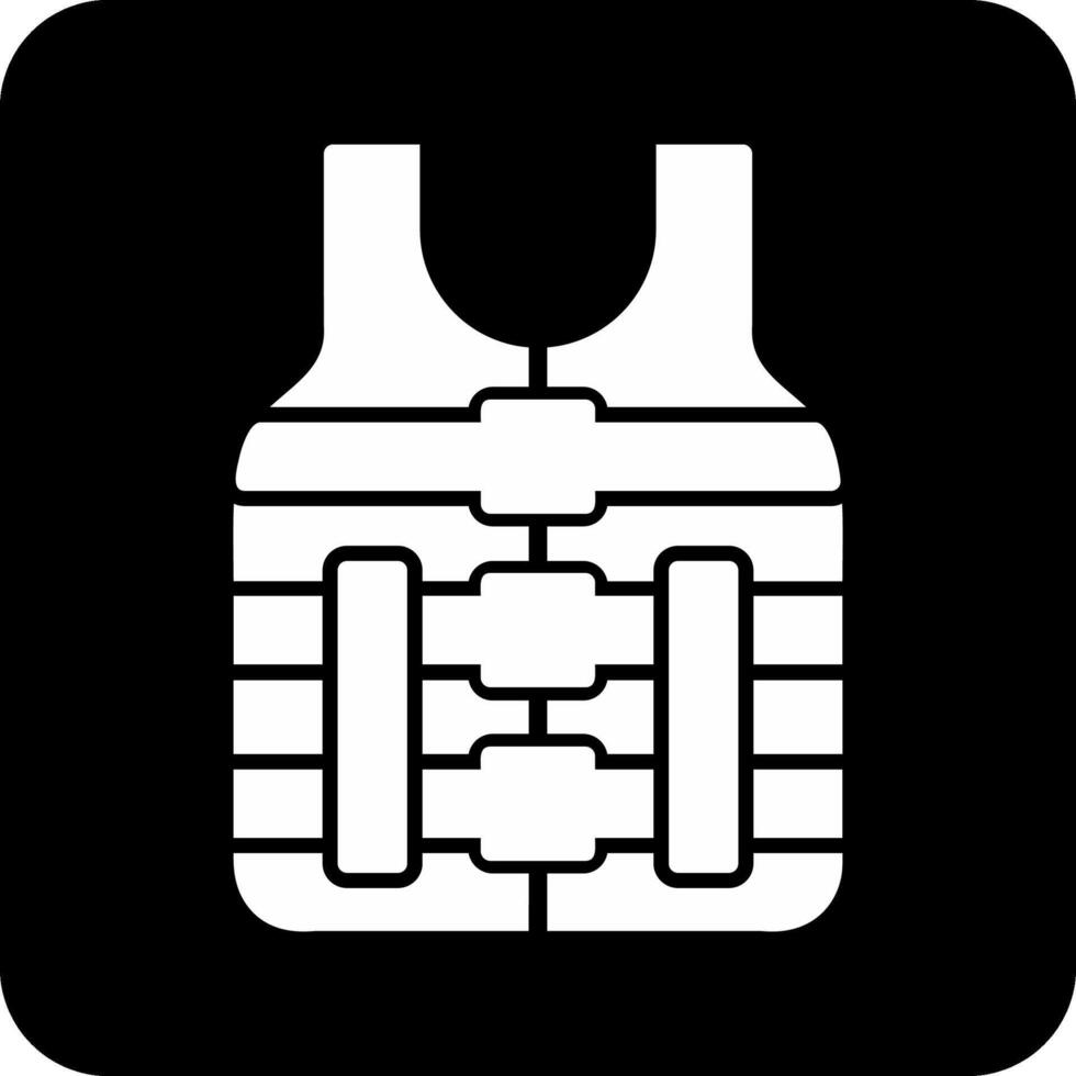 Schwimmweste-Vektor-Symbol vektor