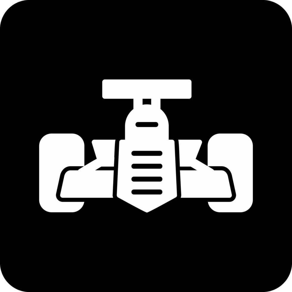 Rennen Auto Vektor Symbol