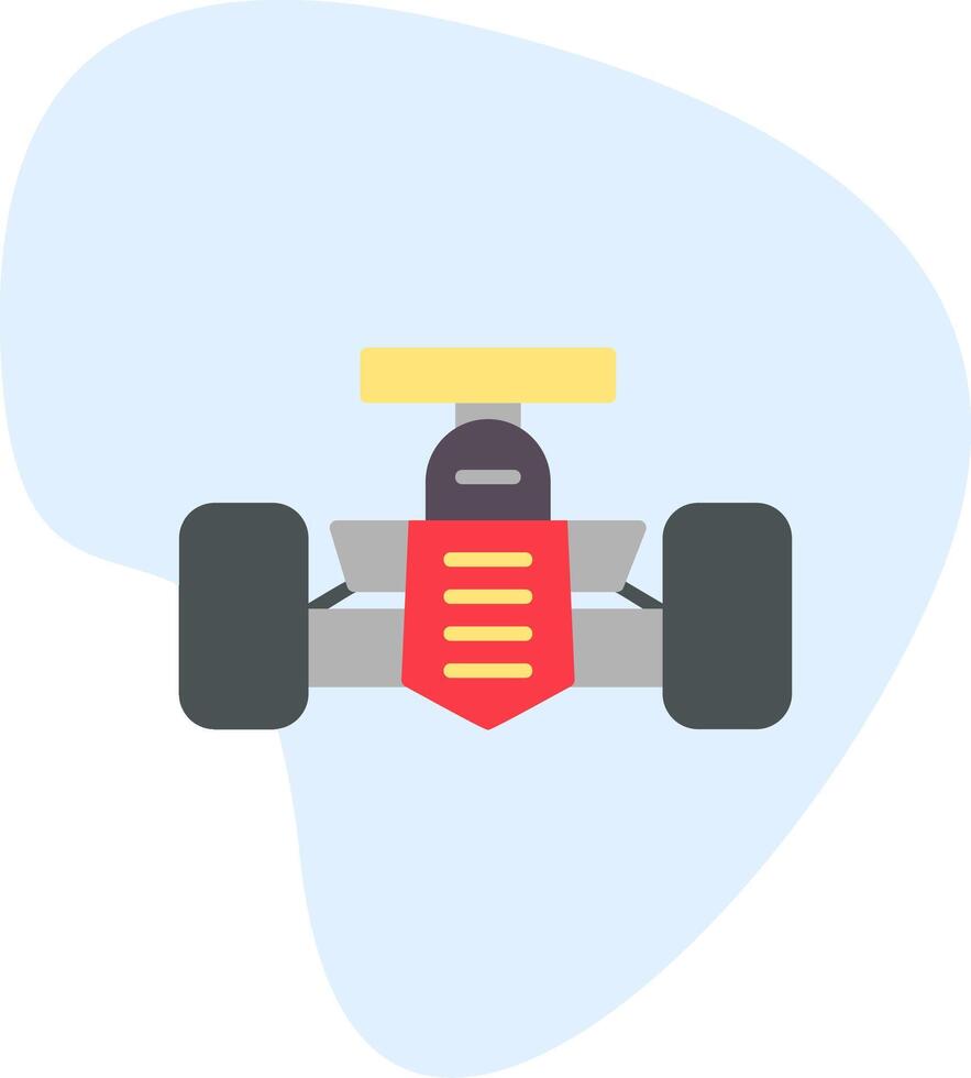 Rennen Auto Vektor Symbol