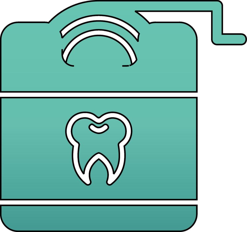 Dental Zahnseide Vektor Symbol