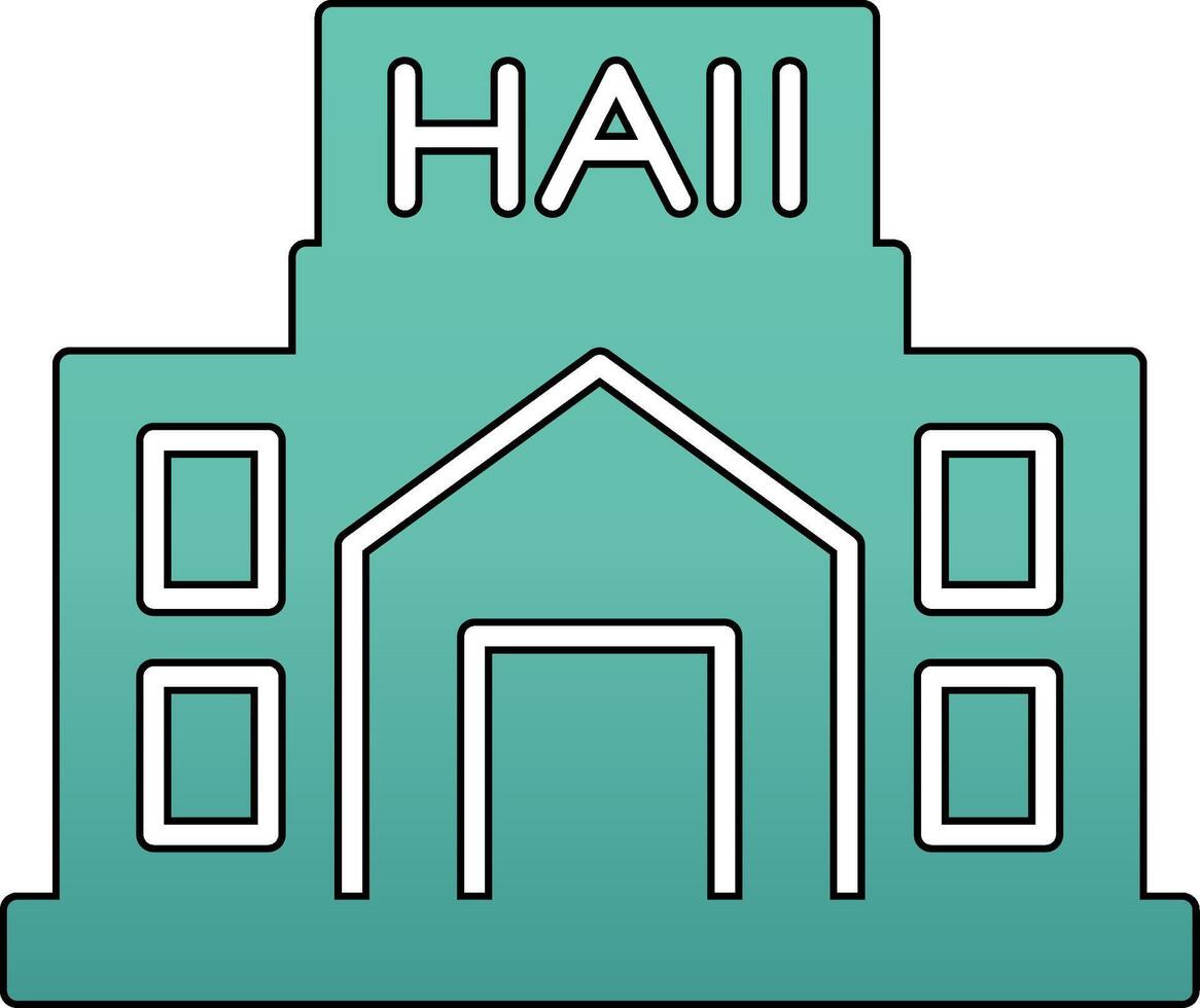 stad hall vektor ikon