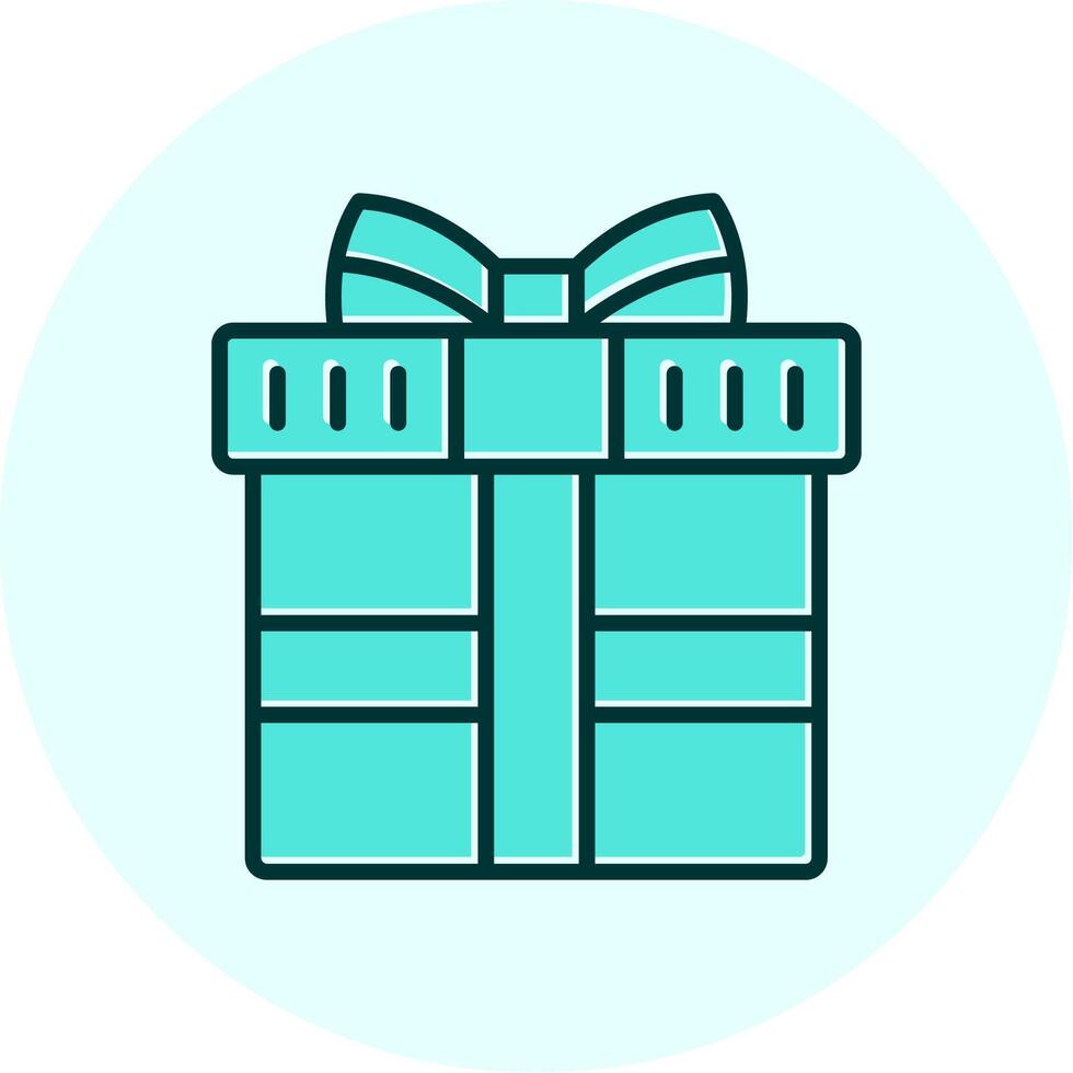 Geschenkbox-Vektorsymbol vektor