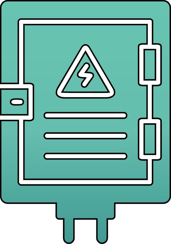 elektrisk panel vektor ikon