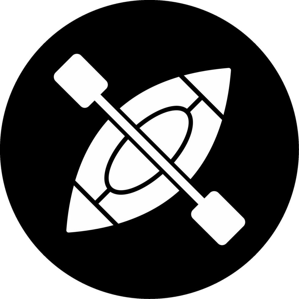 Kajak-Vektor-Symbol vektor