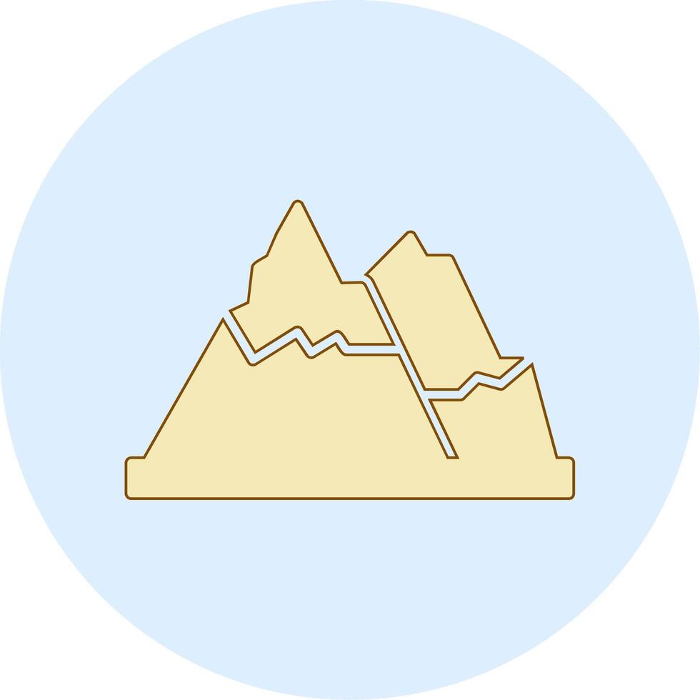 Berg-Vektor-Symbol vektor