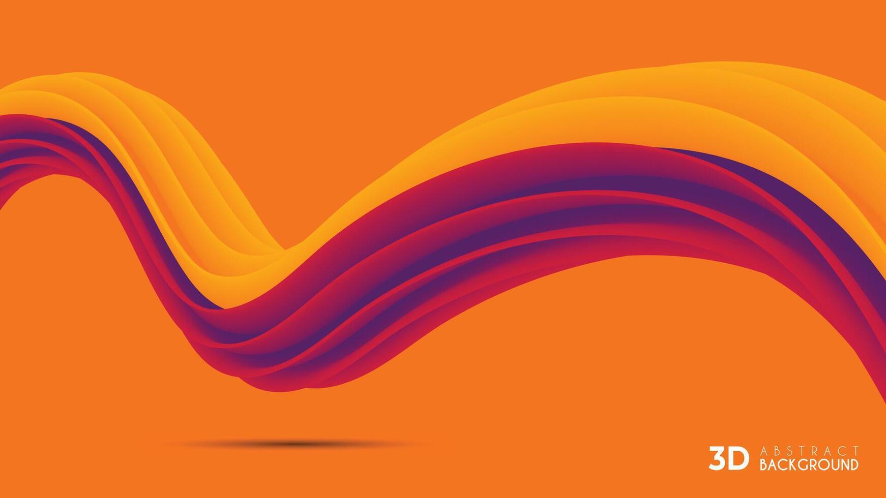 dynamisk stil baner design från frukt begrepp. orange element med vätska lutning. kreativ illustration för affisch, webb, landning, sida, omslag, annons, hälsning, kort, befordran. vektor