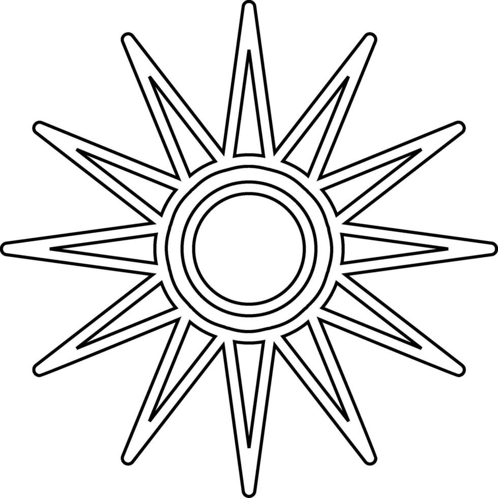 optisch Raditon Vektor Symbol