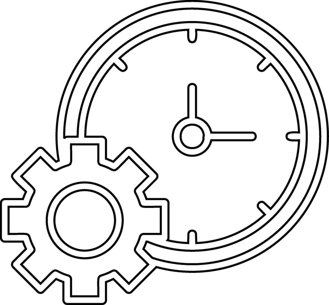 Zeit Manager Vektor Symbol