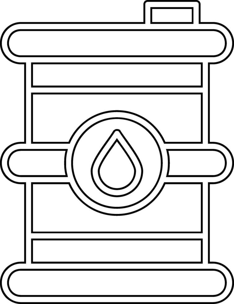 Ölfass-Vektorsymbol vektor