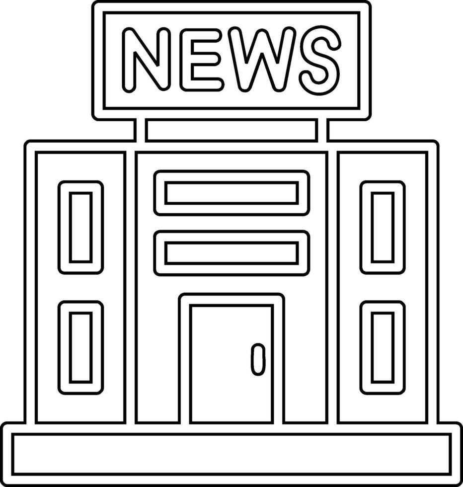 Nachrichten Büro Vektor Symbol