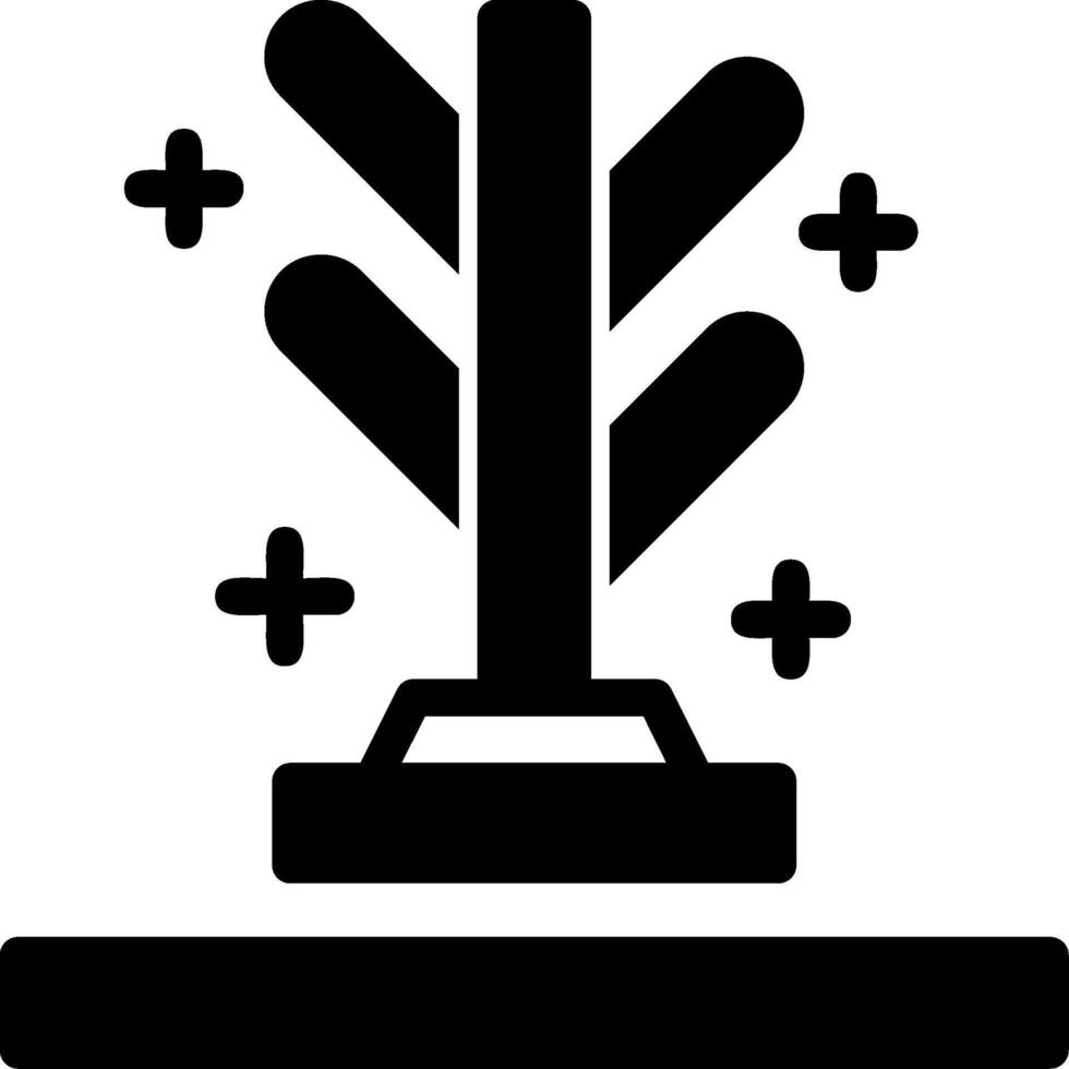 Mantel Gestell Glyphe Symbol vektor