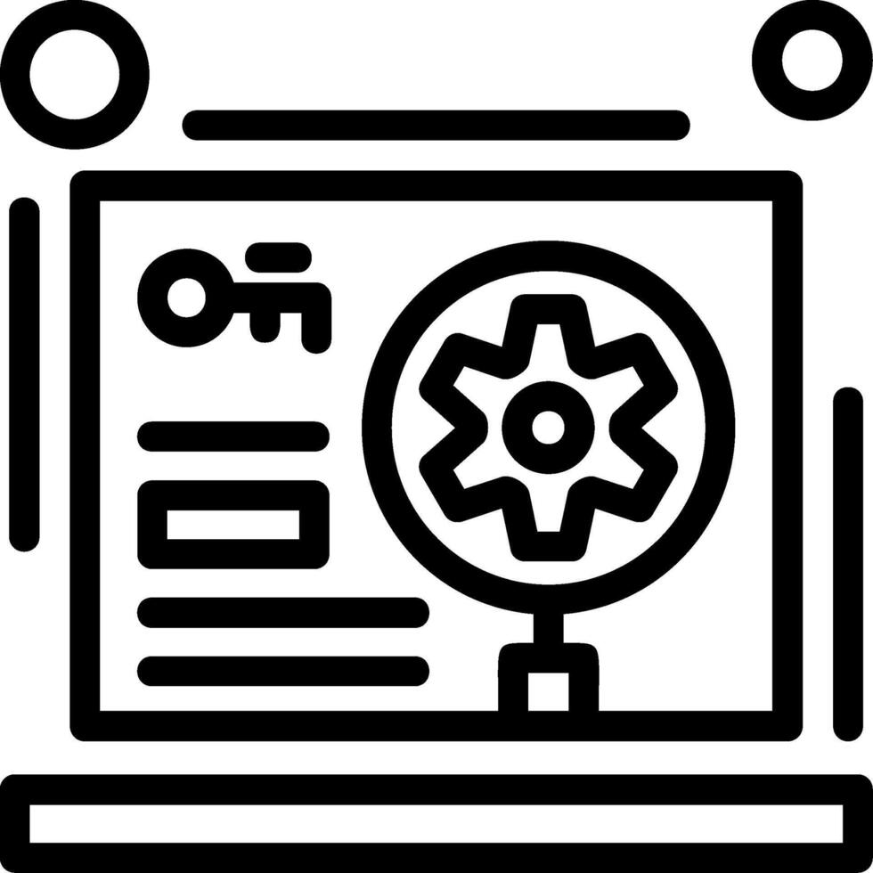 Stichwort Optimierung Linie Symbol vektor