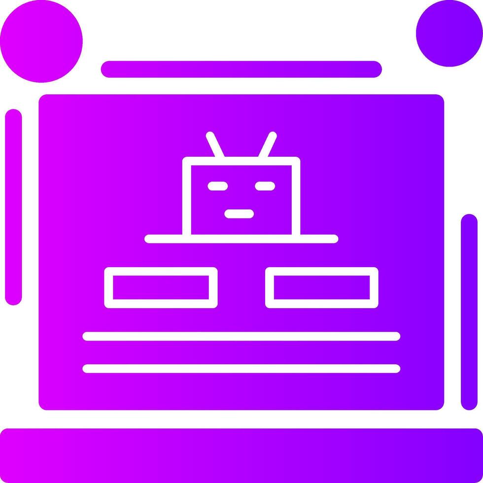 robotstxt solide multi Gradient Symbol vektor