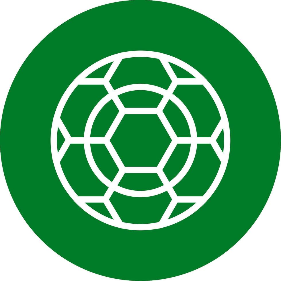 Fußball Gliederung Kreis Symbol vektor