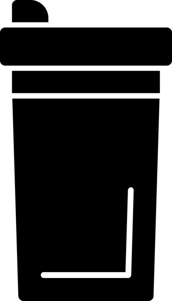 Becher Glyphe Symbol vektor