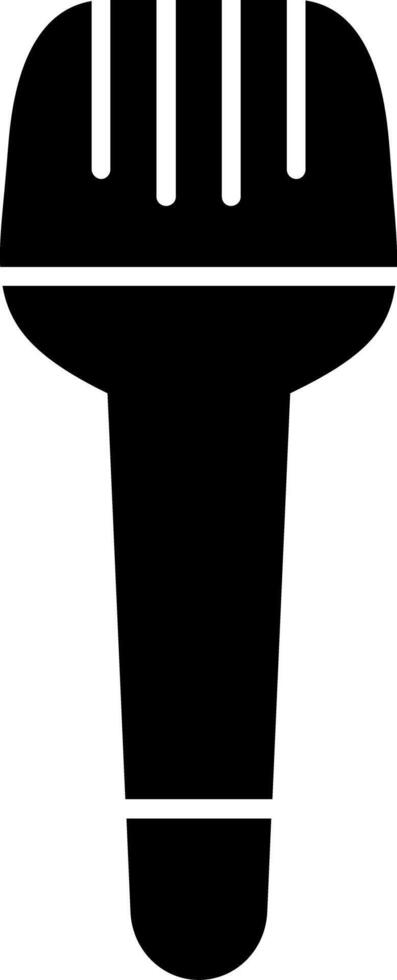 Gebäckpinsel-Glyphe-Symbol vektor