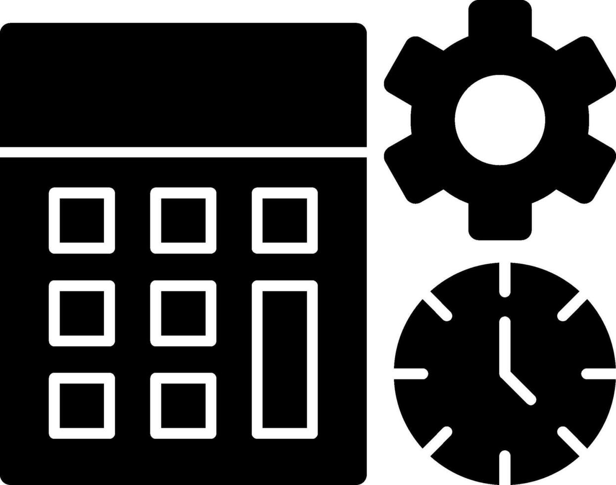 schnell Quotient Glyphe Symbol vektor