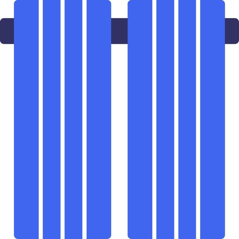 gardiner fast två Färg ikon vektor