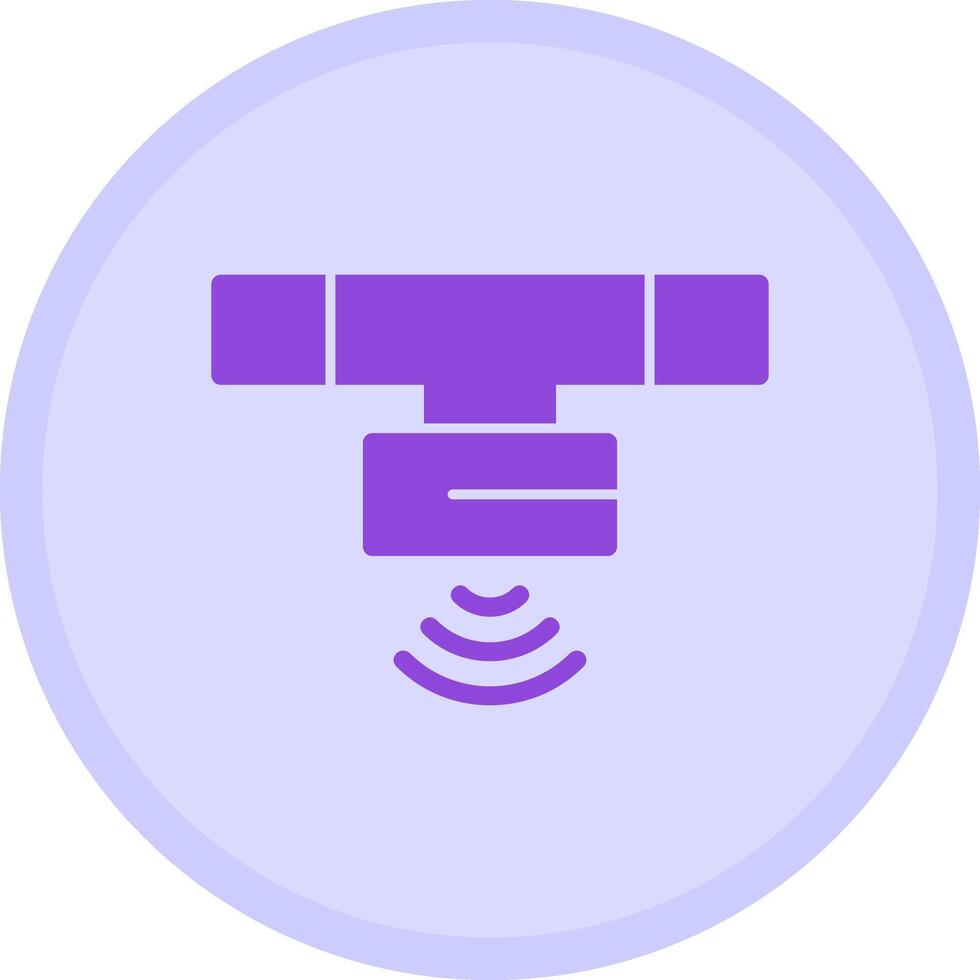 Bewegung Sensor Mehrfarbig Kreis Symbol vektor