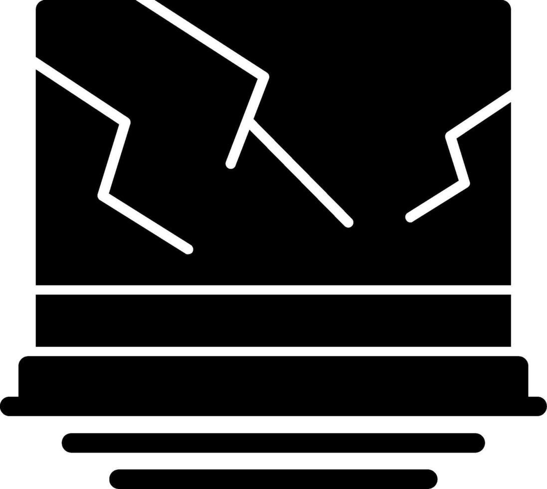Trockenbau Glyphe Symbol vektor