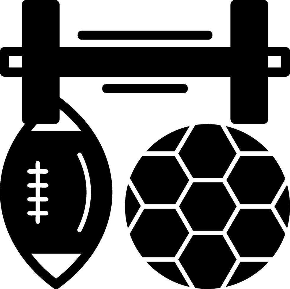 Sport-Glyphen-Symbol vektor