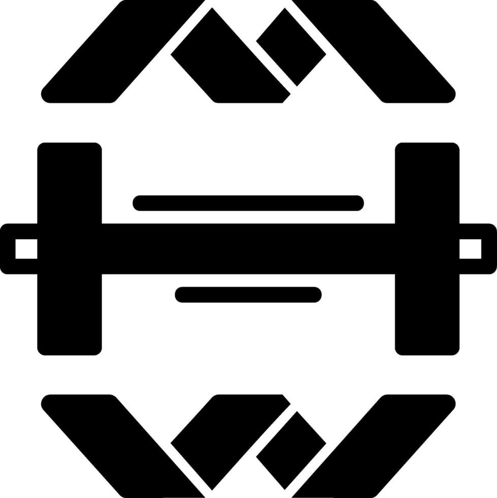 hoch Protein Glyphe Symbol vektor