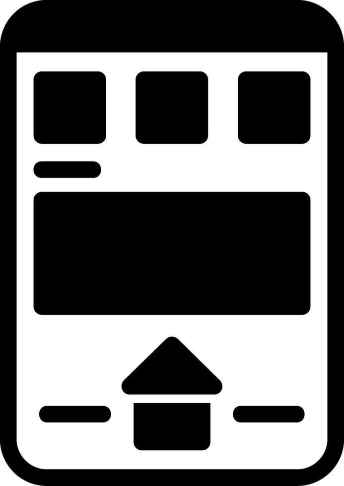 Home-Glyphe-Symbol vektor