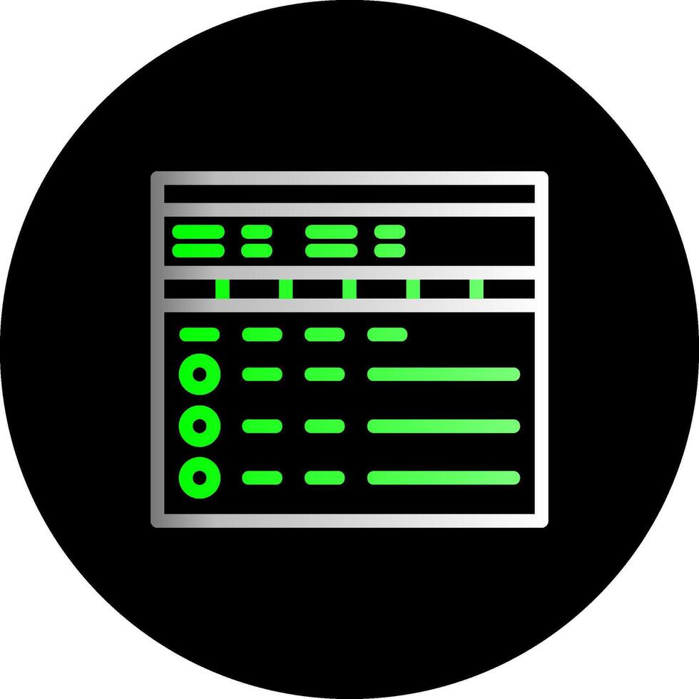 checklista dubbel lutning cirkel ikon vektor