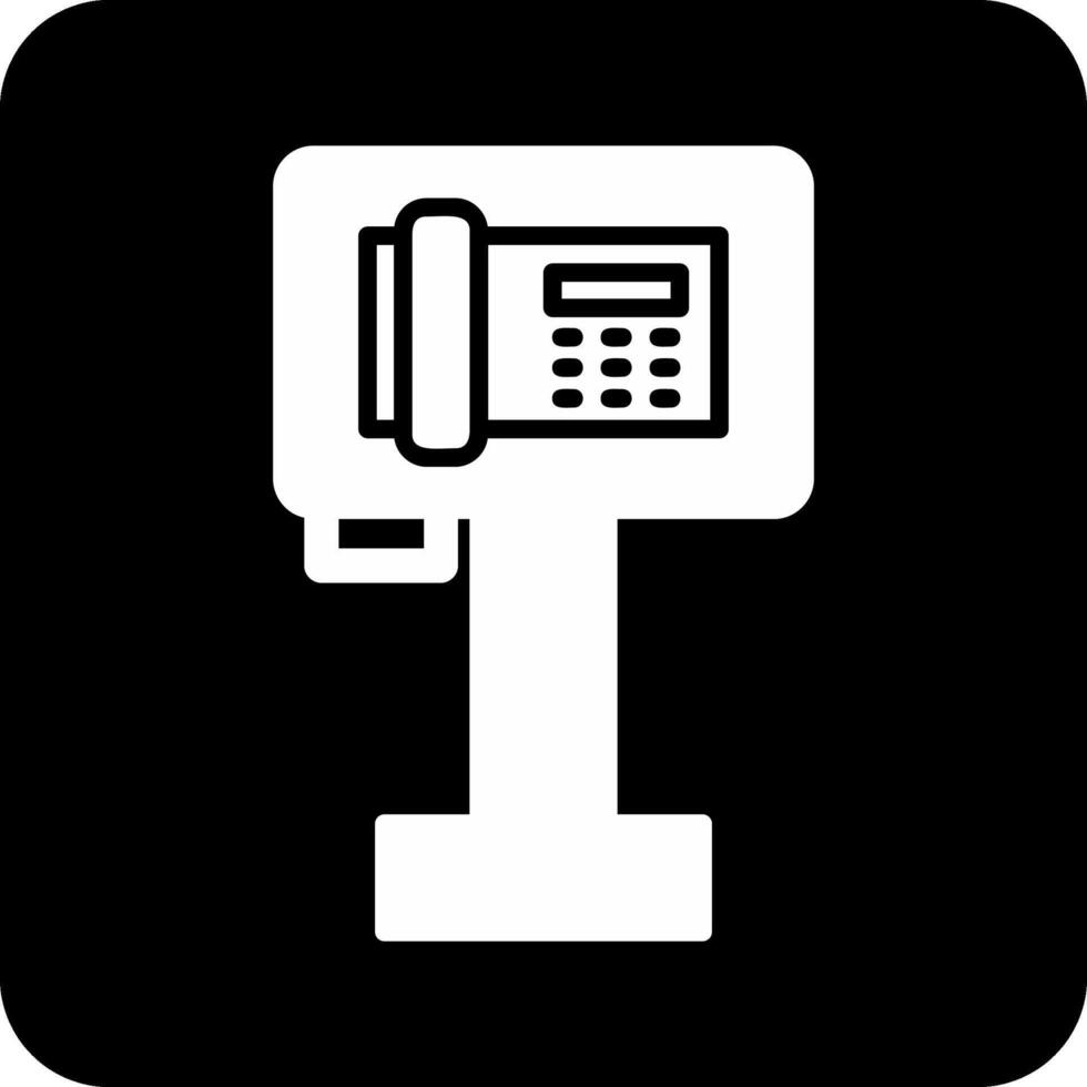 Öffentlichkeit Telefon Vektor Symbol