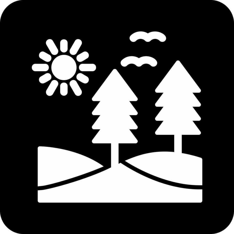 Wald-Vektor-Symbol vektor