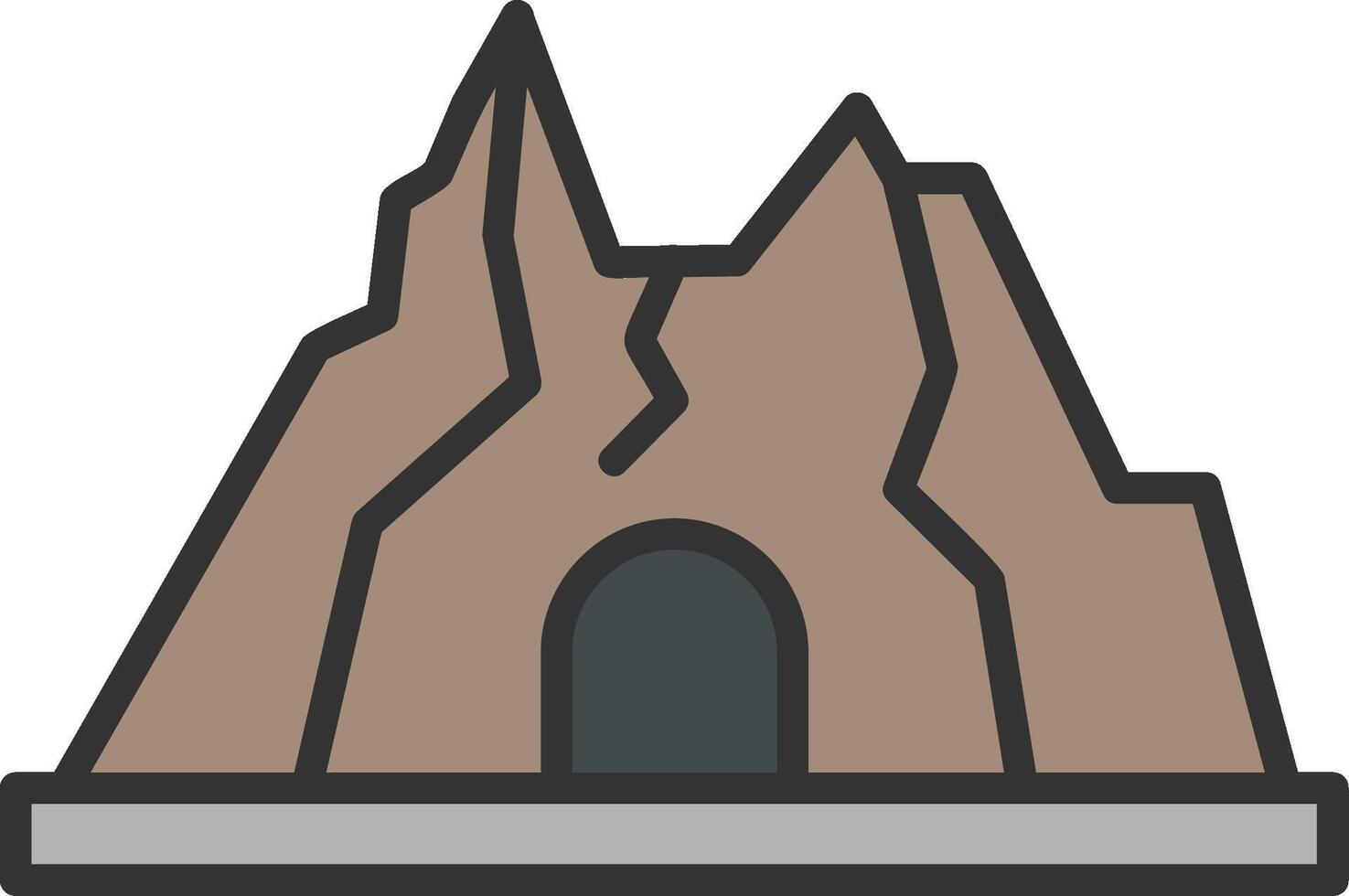 grotta vektor ikon