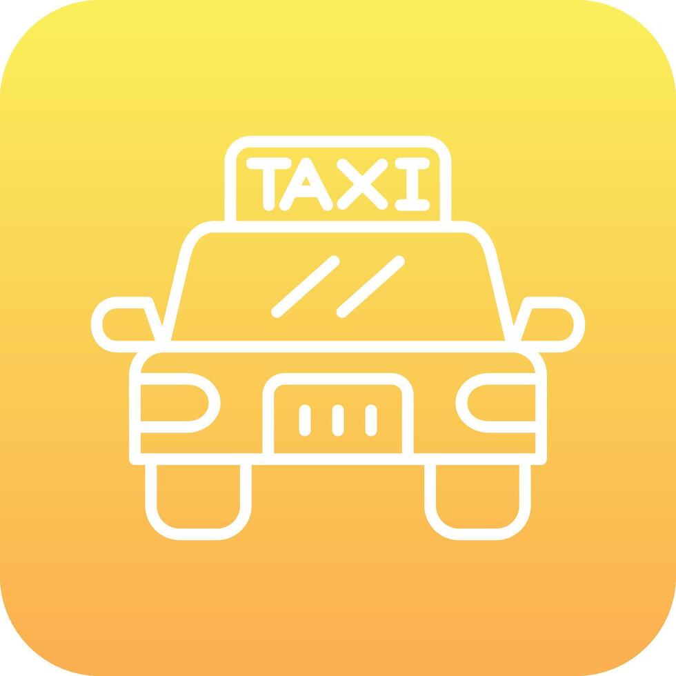 Taxi-Vektor-Symbol vektor