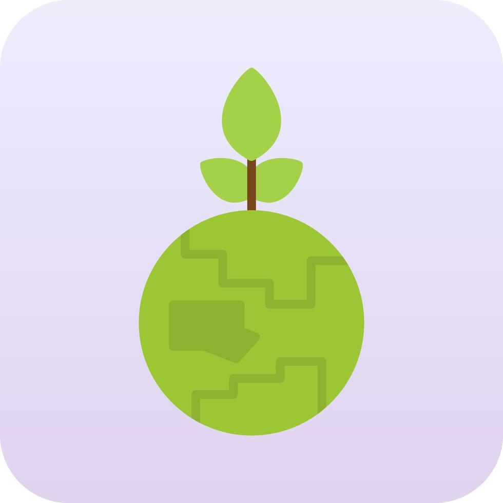 grön jord vektor ikon