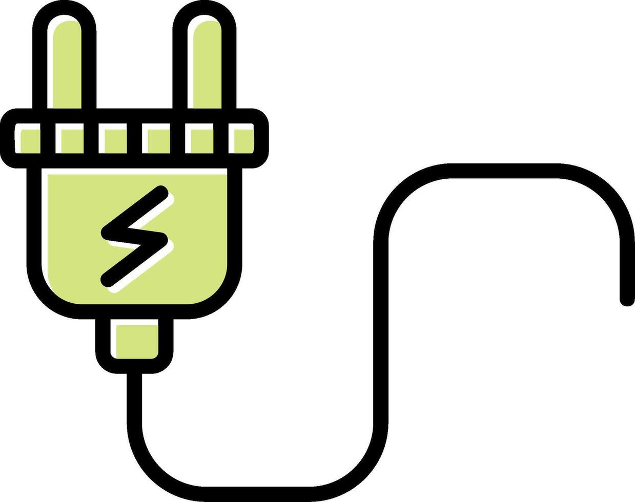 Plug-Vektor-Symbol vektor